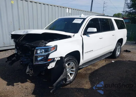 2018 Chevrolet Suburban Lt z USA, uszkodzony, nr VIN 1GNSCHKC0JR333972